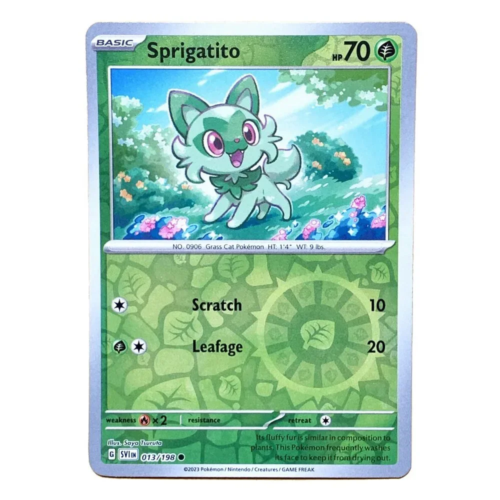 Scarlet and Violet Scarlet & Violet Reverse Holo 013 Sprigatito